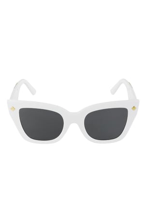 Sunglasses basic/Gold color White PC One size h5 Picture2