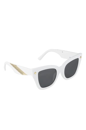 Sunglasses basic/Gold color White PC One size h5 