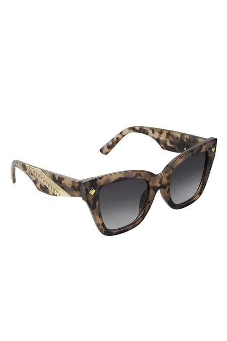 Sunglasses basic/Gold color Brown PC One size