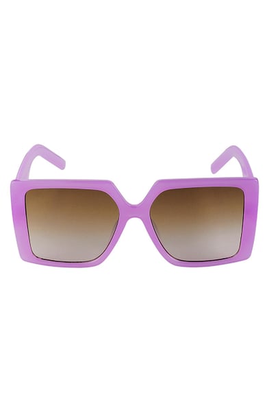 Lunettes de soleil à monture carrée Lilas PC Taille unique h5 Image3