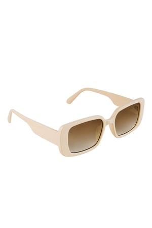 Sonnenbrille mit kleinem Gestell Beige PC One size h5 