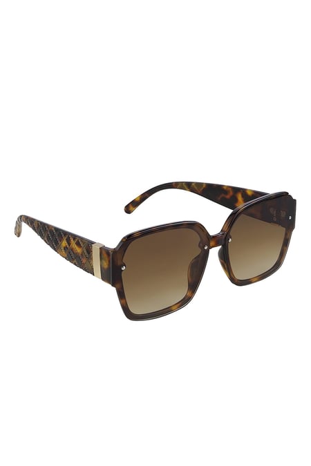 Structured sunglasses Brown PC One size