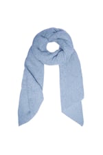 Light Blue / Soft winter scarf light blue Polyester Picture4