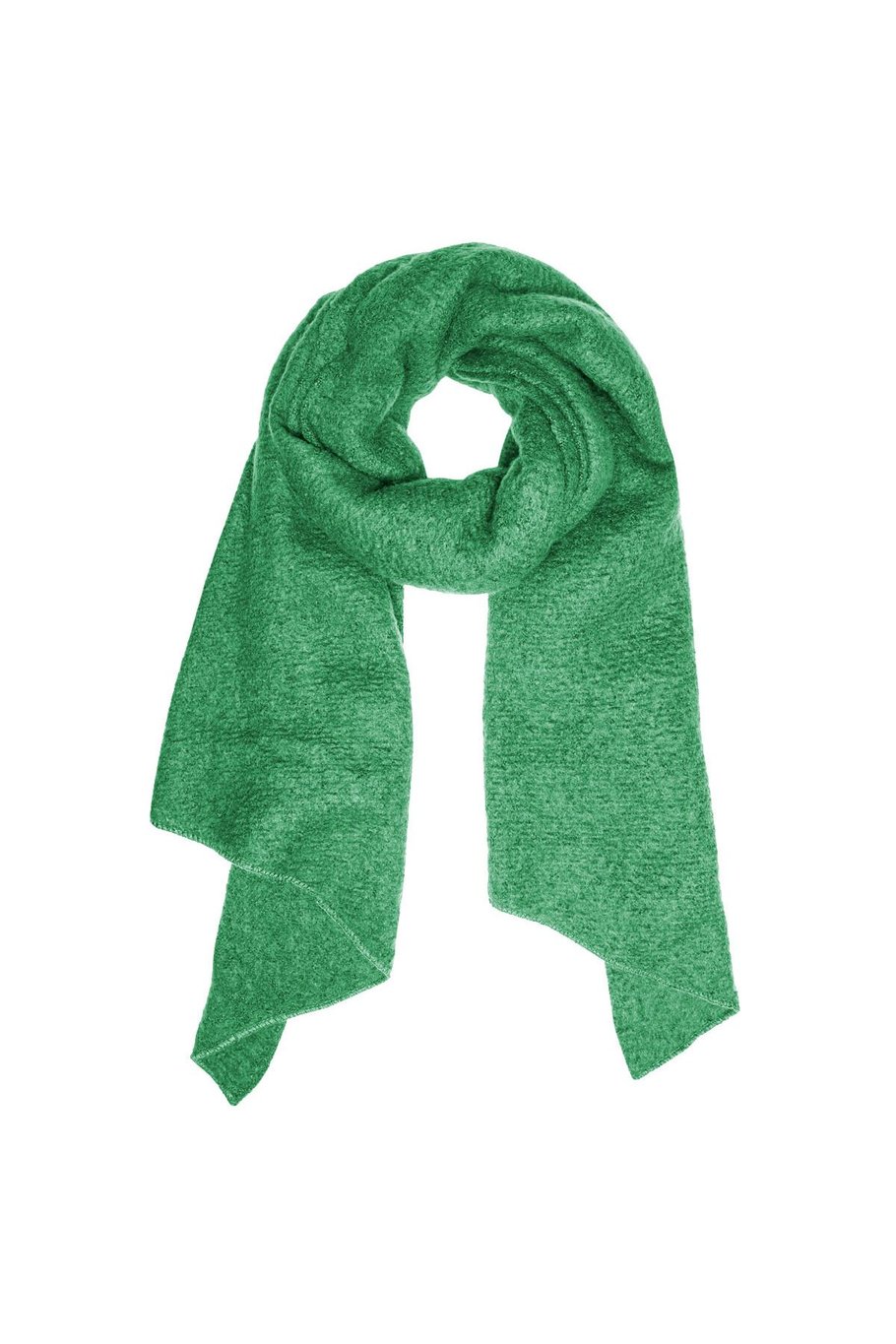 Écharpe douce d'hiver vert foncé Polyester 