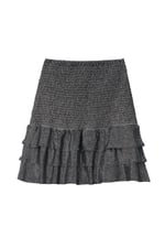 Silver color / M / Skirt Festive Silver Color M 