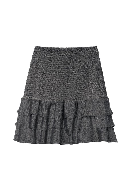 Skirt Festive Silver Color M