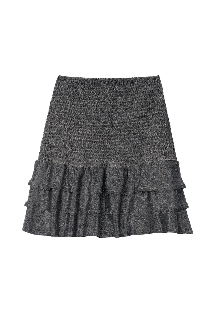 Skirt Festive Silver Color M 