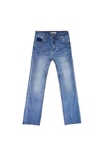 Blau / XS / Knöchellange Stretch-Jeans Blau XS 