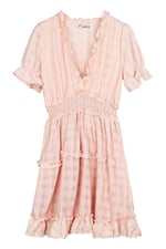 Pink / XS / Dress with ruches Pink XS Picture5