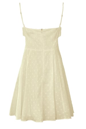 Mini dress with cut-out waist Beige S h5 Picture6