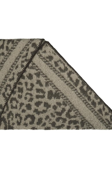 Wintersjaal dierenprint Beige Polyester h5 Afbeelding4