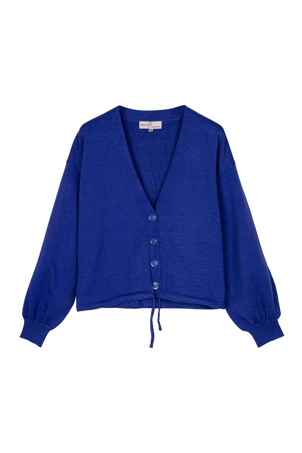 Cropped boxy cardigan Orange S