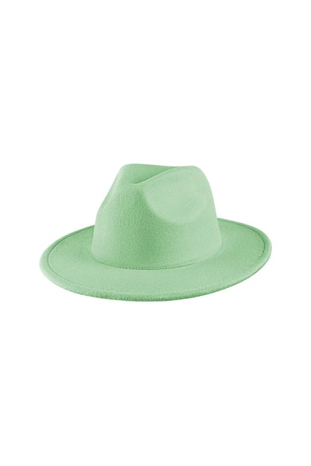 Fedora hat mint Polyester 2