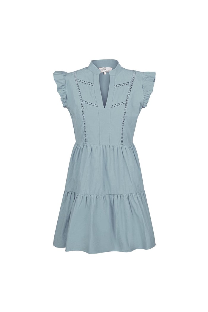 Ruffle dress Blue S 