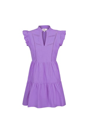 Ruffle dress Purple M h5 