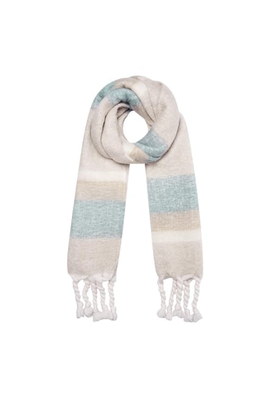 Winter scarf with ombré effect dark grey Polyester h5 