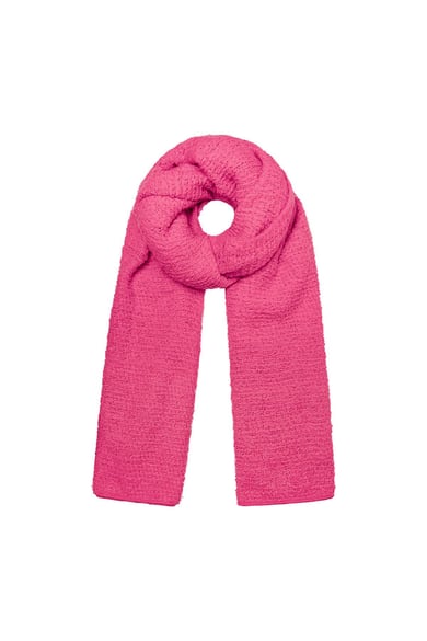 Winterschal mit Reliefmuster Grün Polyester h5 