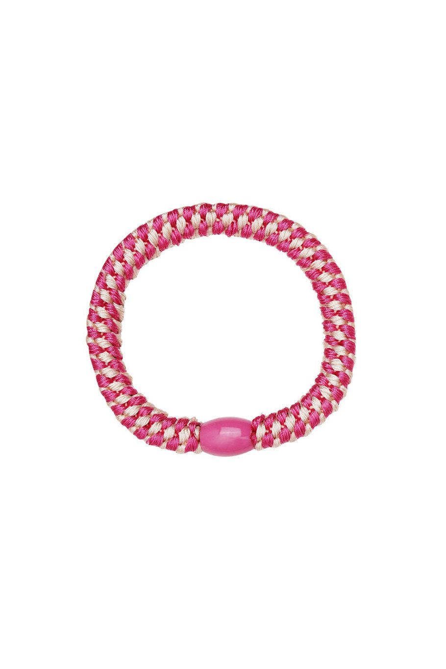 Lot de 5 bracelets élastiques à cheveux Light Blue Polyester 