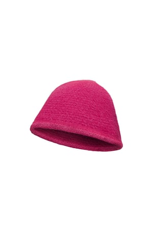 Fisherman's hat basic Fuchsia Polyester h5 