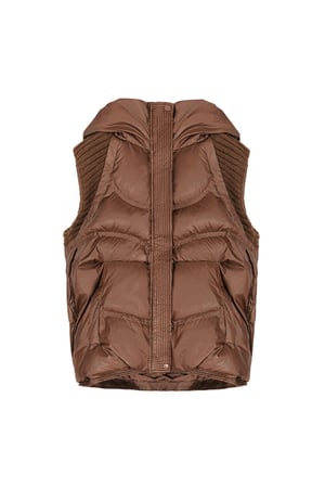 Body warmer autumn Brown M h5 