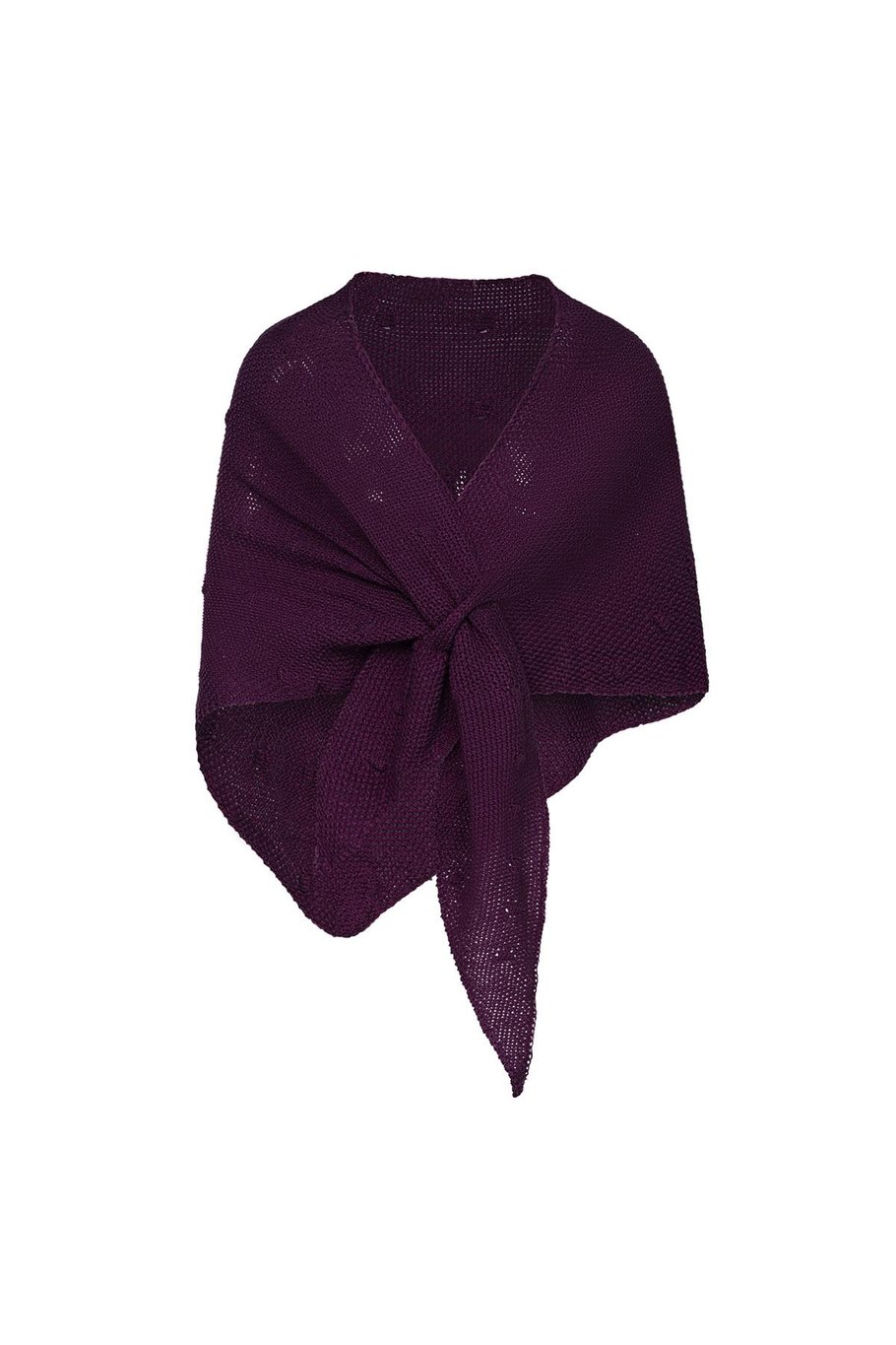 Shawl balls pattern Lavender Acrylic