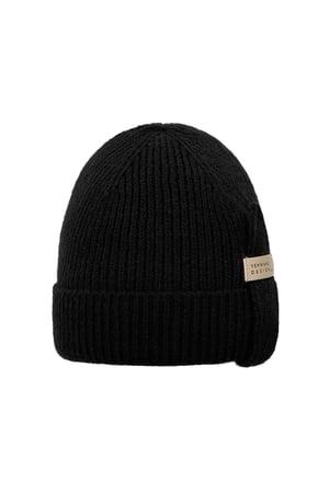 Beanie Yehwang Black Polyester h5 