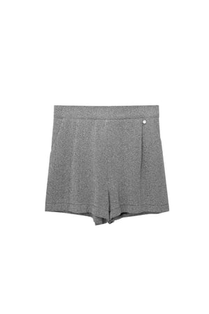 Short party Silver Color L h5 