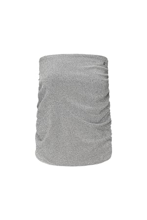 Skirt party Silver Color L h5 