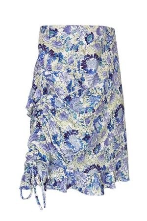 Top floral print - blue M h5 Picture7