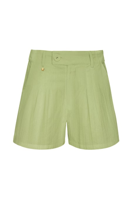 Shorts button detail - green S 2