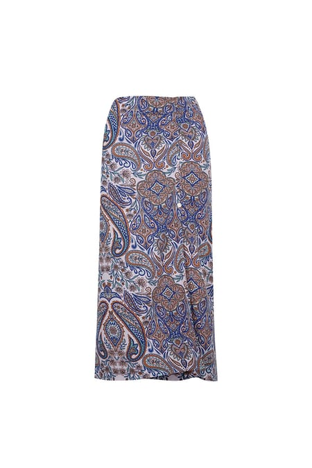 Maxi skirt blue/white Multi M 2