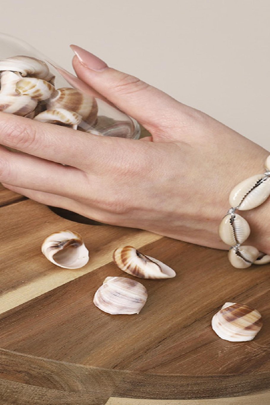 Bracelet Summer Paradise Argenté Coquilles Image2