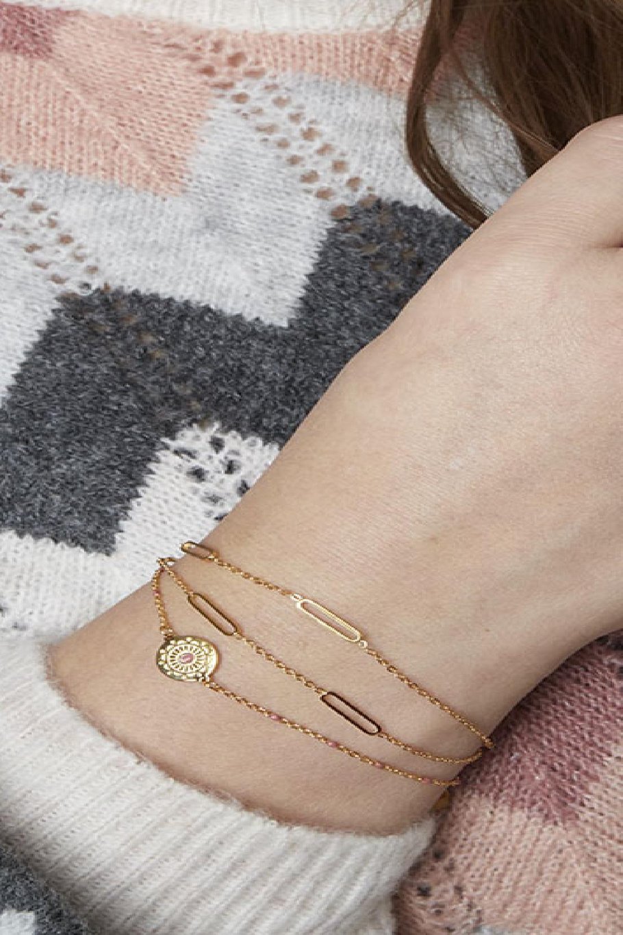 Bracelet Seductive Gold Color Stainless Steel Picture3