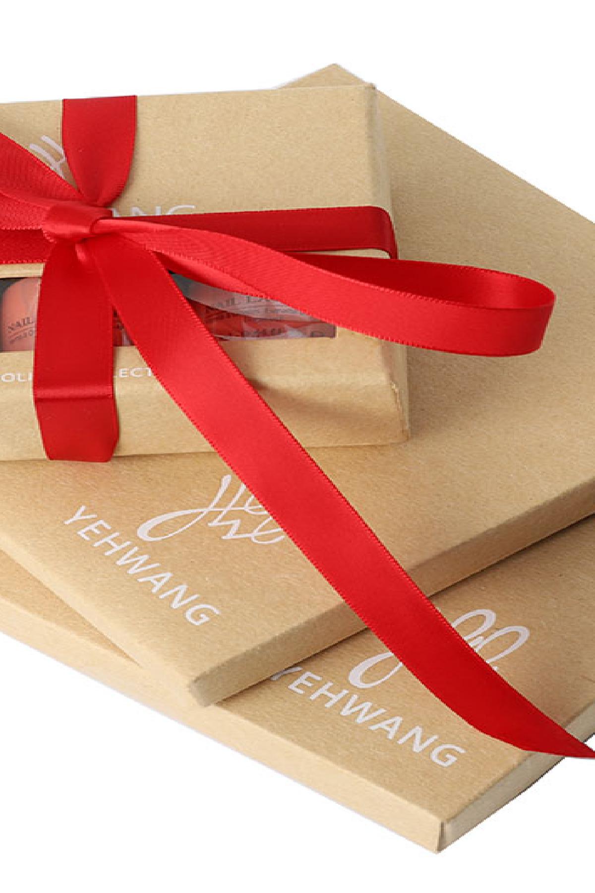 Decoration Ribbon Perfect Gift 1.6 cm Red Polyester