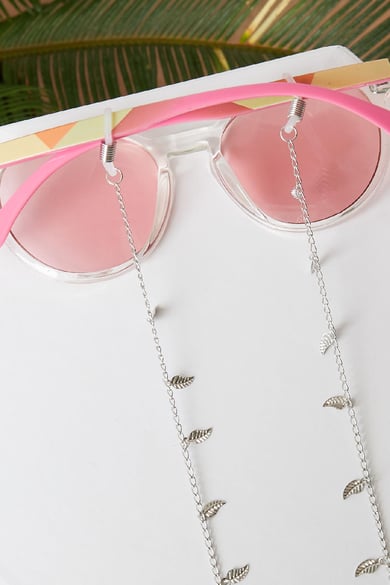 Glasses Cord Happy Leaf Plata Cobre h5 Imagen3