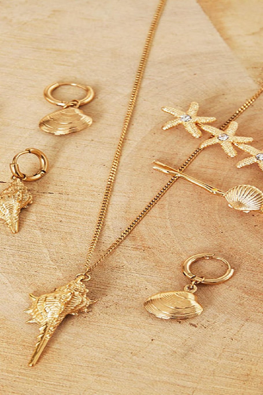 Necklace Lovely Shell Plata Acero inoxidable Imagen3