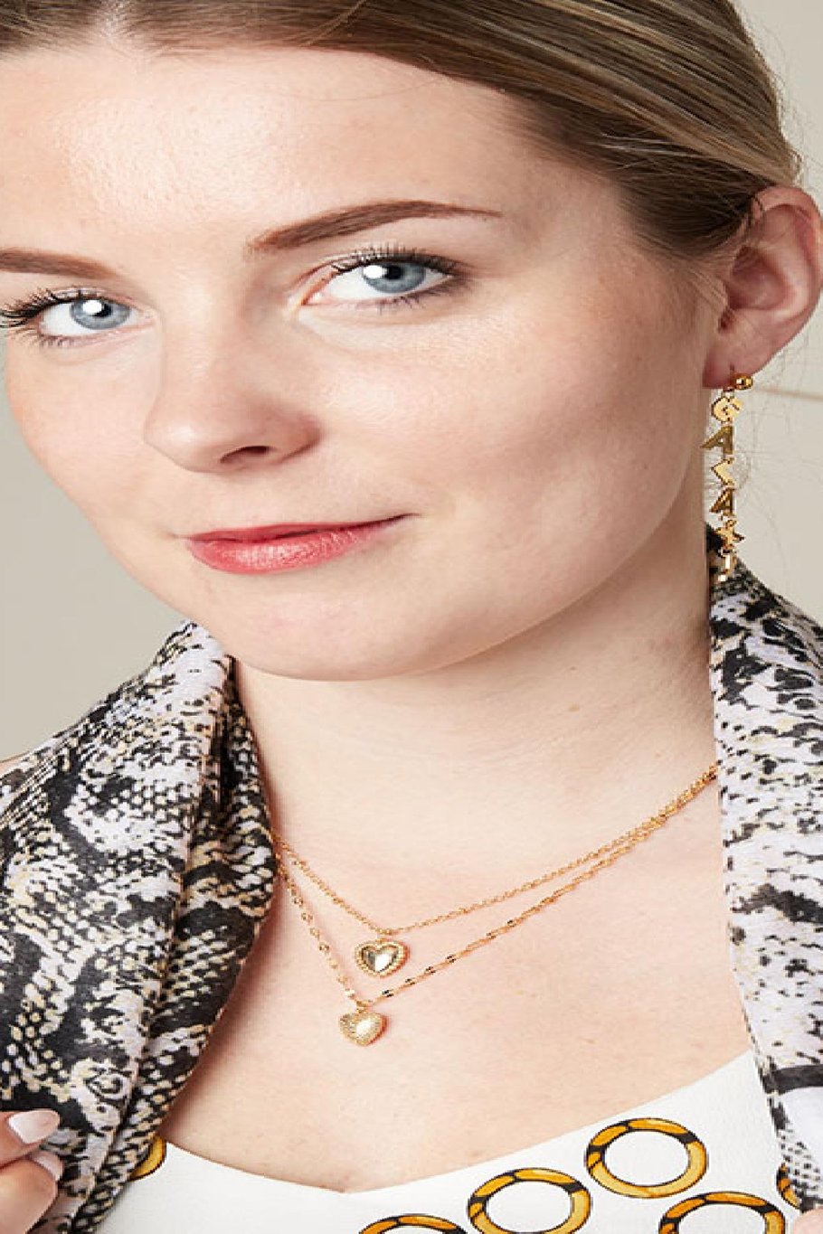 Ketting Summer Love Goud kleur Koper Afbeelding2