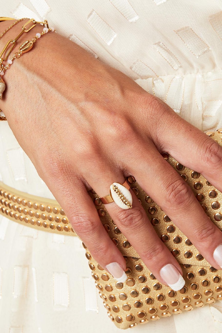 Ring Shell Obsession Gold Color Copper Picture2