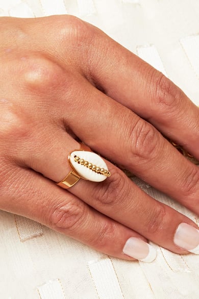 Ring Shell Obsession Gold Color Copper h5 Picture3
