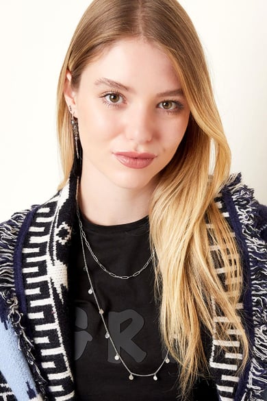 Double stainless steel necklace Silver color h5 Picture2