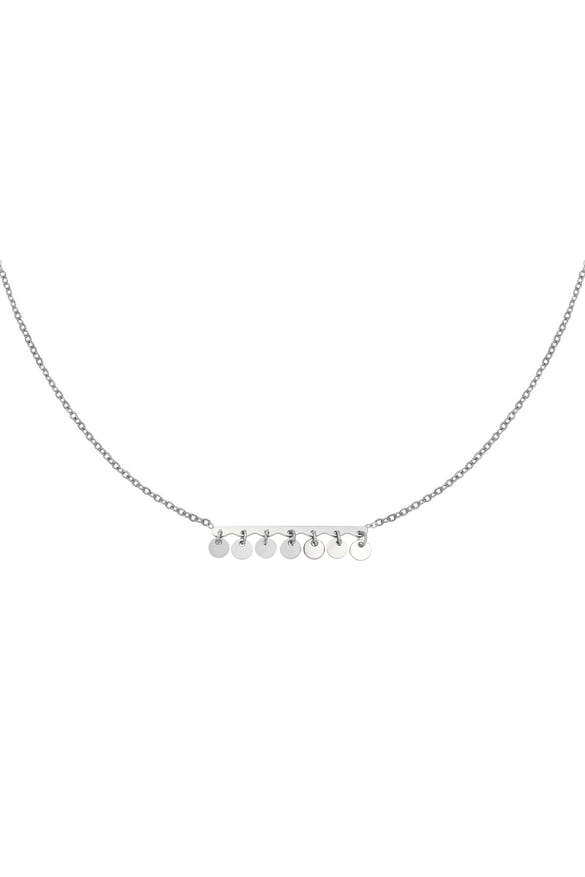 Collana Confetti Silver Color Stainless Steel 2