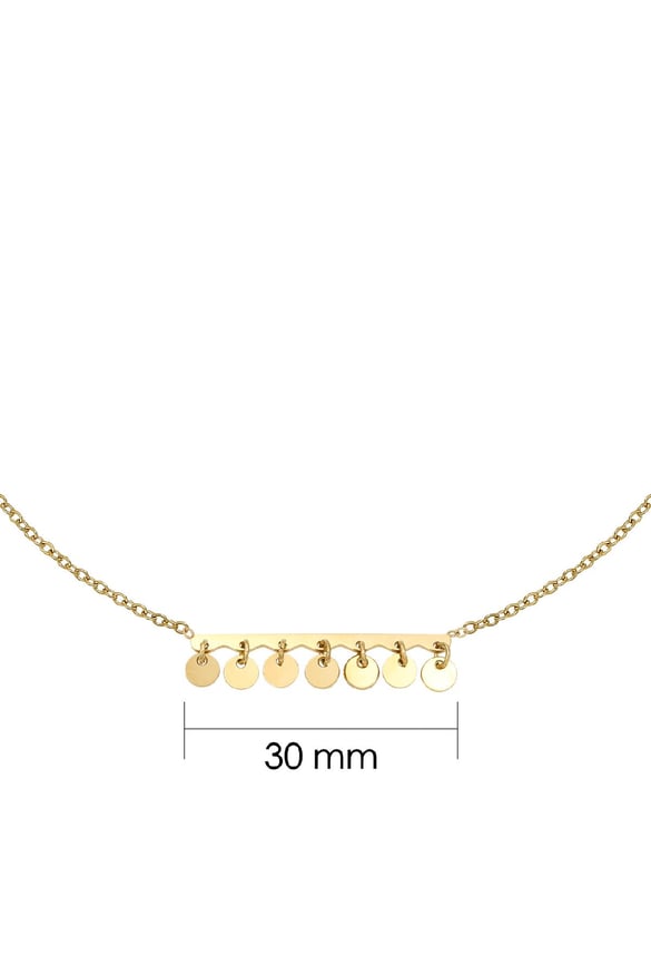 Collana Confetti Silver Color Stainless Steel