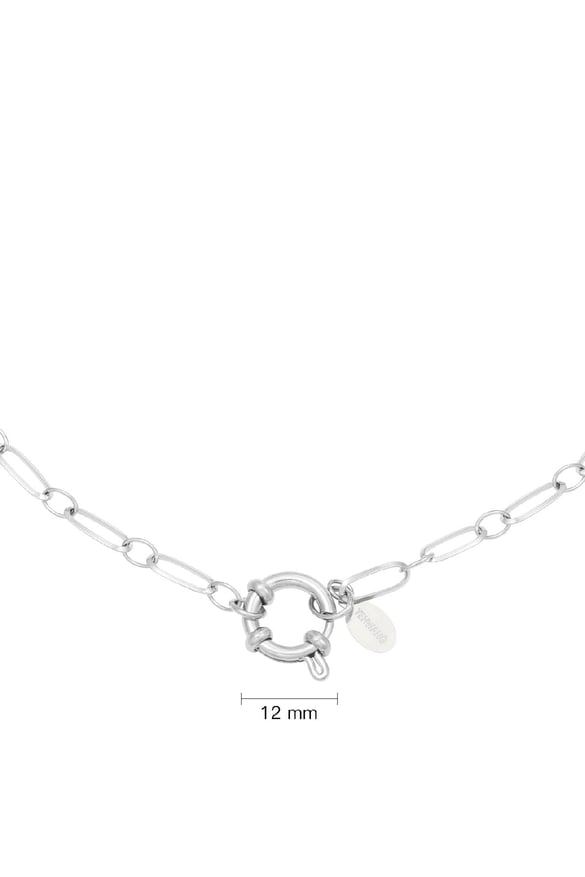 Necklace Chain Cora Silver Color Stainless Steel 2