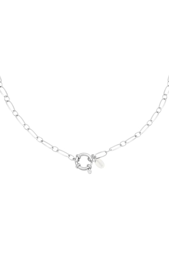 Necklace Chain Cora Silver Color Stainless Steel