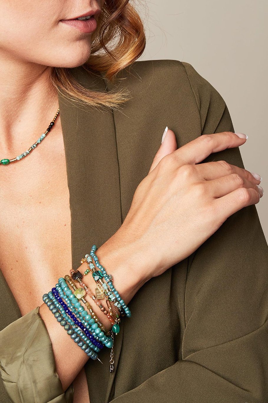 Ketting Natural Beauty Turquoise Copper Afbeelding3