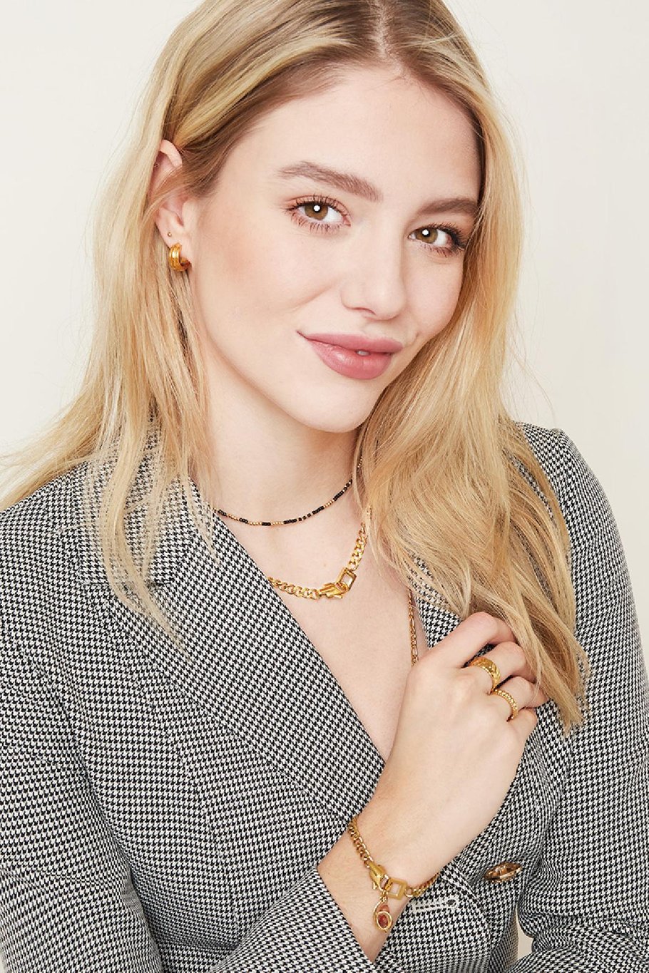 Collar Chain Lina Plata Acero inoxidable Imagen2