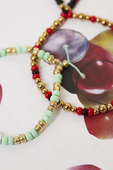 DIY Beads Coloured - 4MM Grau Kunststoff h5 Bild2