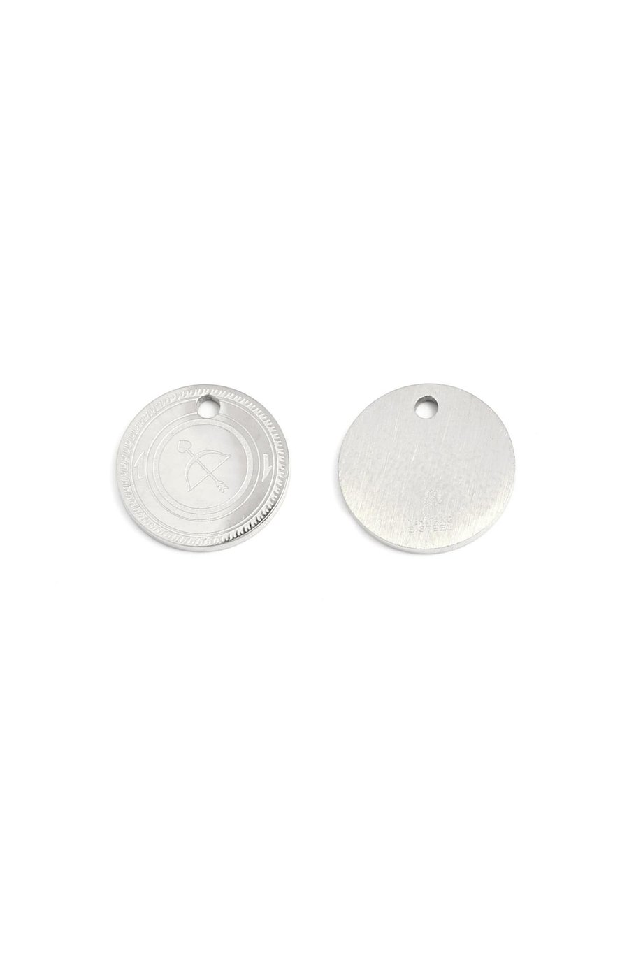 Charm Arrow Argenté Acier inoxydable 