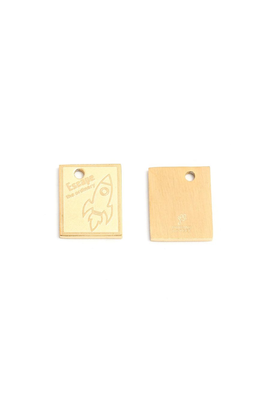 Charm Escape Gold Color Stainless Steel 