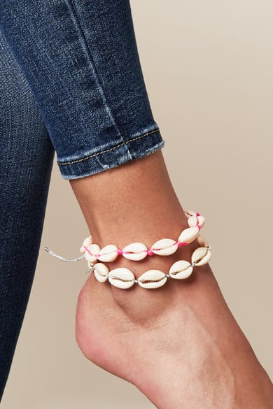 Anklet Shell Beach Gold Color Sea Shells h5 Picture2